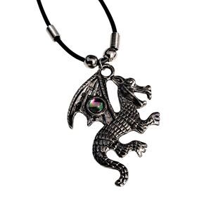Novelty Whimsical Punk Dragon Necklace